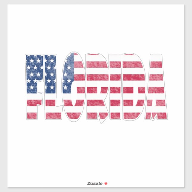 Florida Aufkleber (Blatt)