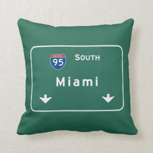 Florida-Autobahn-Autobahn Miamis Florida: Kissen