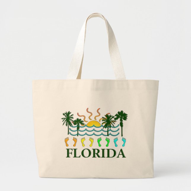 FLORIDA BEACH BAG JUMBO STOFFBEUTEL (Vorne)