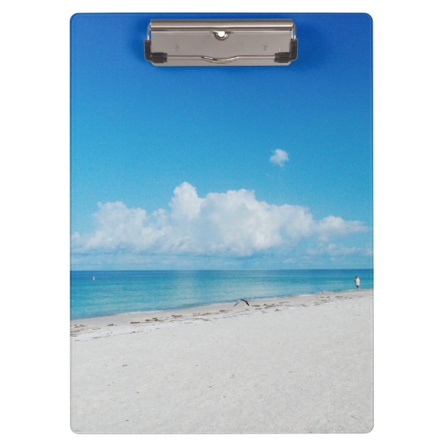 Florida Beach Clipboard Klemmbrett (Vorderseite)