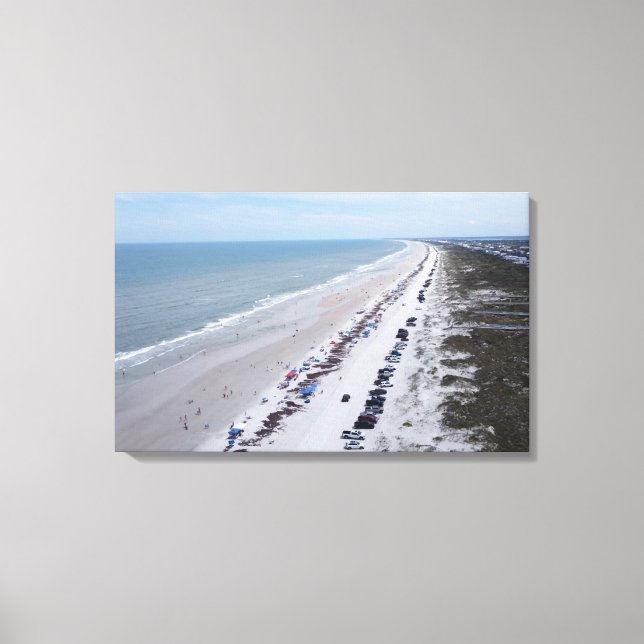 Florida Beach Foto Anastasia Leinwand (Vorderseite)
