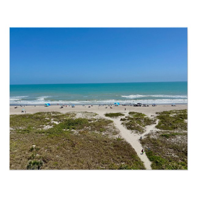 Florida Beach Foto Cocoa Beach Florida Poster (Vorderseite)