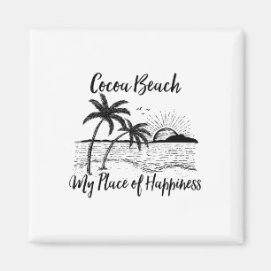 Florida Beach mein Glücksbringer - Kakaostrand Magnet