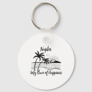 Florida Beach mein Ort des Glücks - Neapel Schlüsselanhänger