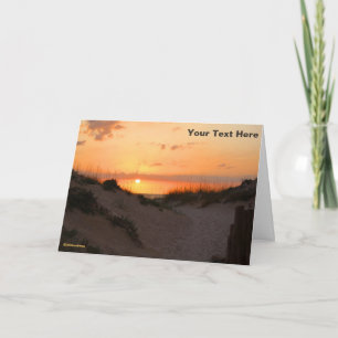 Florida Beach Sunset Karte