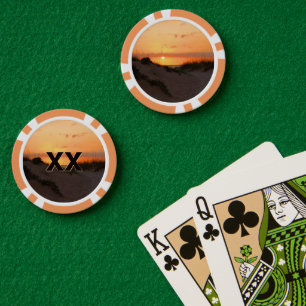 Florida Beach Sunset Pokerchips