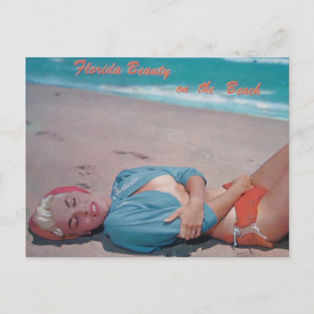 Florida Beauty Postkarte (Vorderseite)