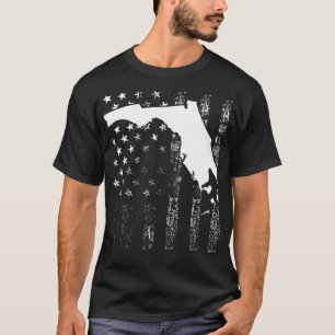 Florida Bigfoot Geschenk Sasquatch American Flag S T-Shirt