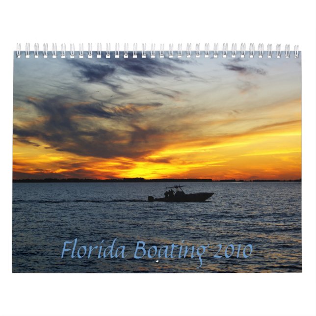 Florida-Bootfahrt Kalender (Titelbild)