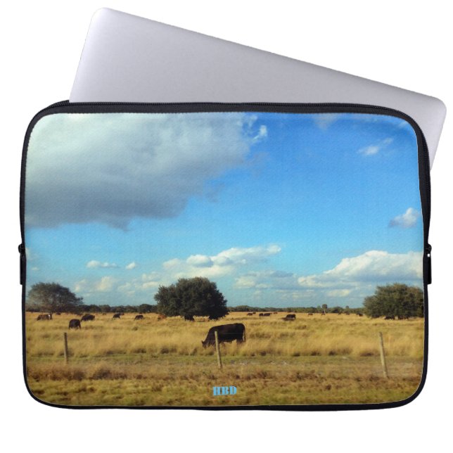 Florida Cattle Laptopschutzhülle (Vorderseite)