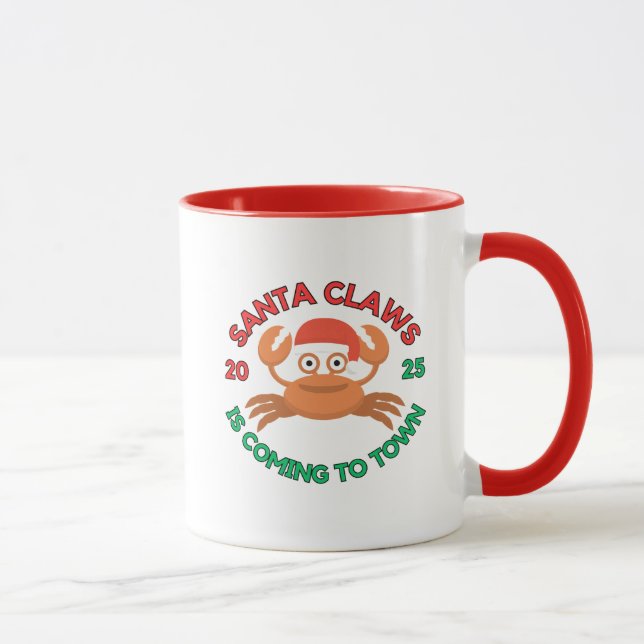 Florida Christmas Coffee Mug Santa Claws (Droite)