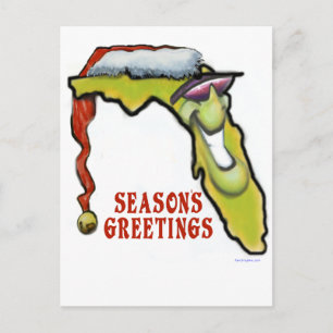 Florida Christmas Feiertagspostkarte