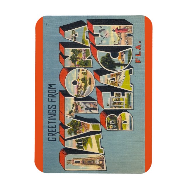 Florida, Daytona Beach Magnet (Vertikal)