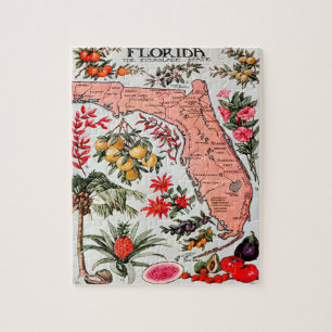 Florida, der Everglade-Staat, Karte