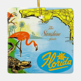 Florida, der Sonnenschein-Staat Keramikornament