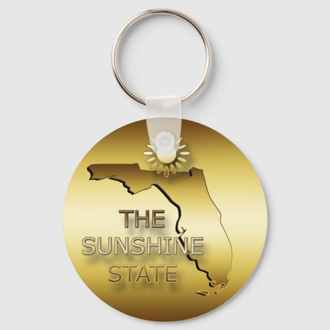 FLORIDA DER SONNENSCHEIN STAAT SCHLÜSSELANHÄNGER (Vorderseite)