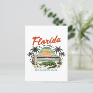 Florida, der Sunshine Staat - Sonnenuntergang Postkarte