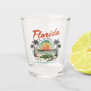 Florida, der Sunshine Staat - Sonnenuntergang Schnapsglas