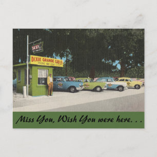 Florida, Dixie Grande Cab Co. Postkarte