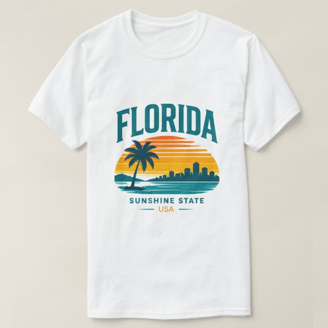 Florida Endless Summer Escape T-Shirt (Design vorne)