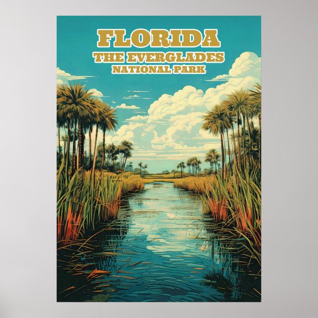 Florida Everglades Nationalpark V03 Poster (Vorne)