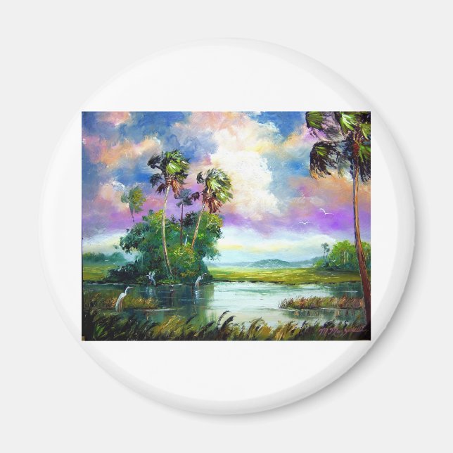 Florida Everglades Wind Magnet (Vorne)