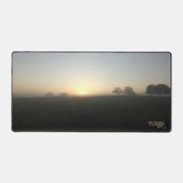 Florida Farm Morning Sunrise Natural Fotografy Schreibtischunterlage