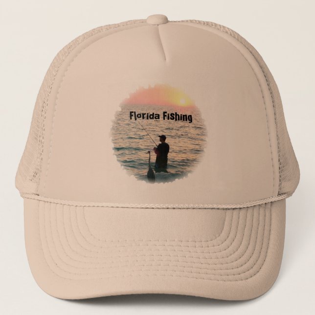 Florida-Fischen Truckerkappe (Vorderseite)
