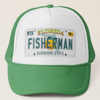 Florida Fisherman-Kennzeichen Truckerkappe