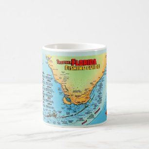 Florida Fishing Map Tasse
