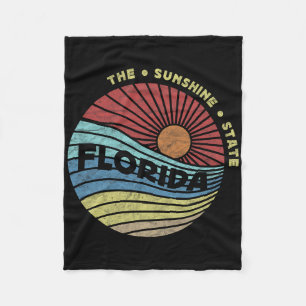 Florida Fl Summer Miami Vibes Beach Sunshine Staat Fleecedecke