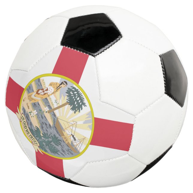 Florida Flag: Der Sonnenschein-Staat von Floridian Fußball (Dreiviertel)