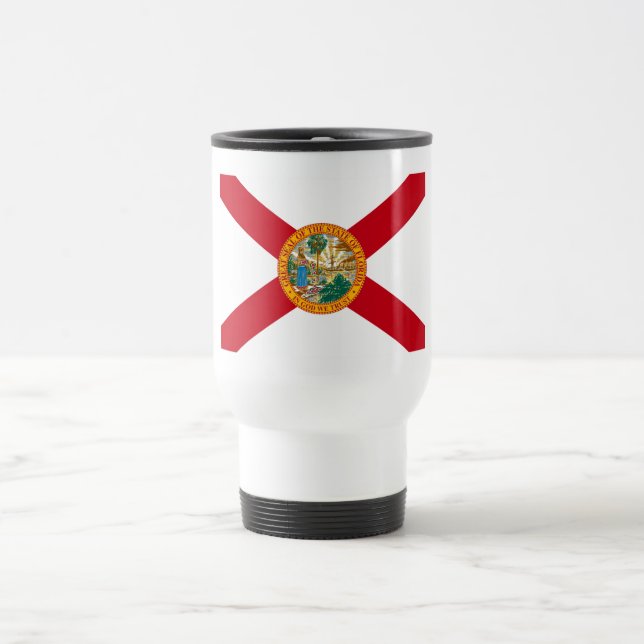 Florida Flag: Der Sonnenschein-Staat von Floridian Reisebecher (Mittel)