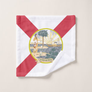 Florida Flag: Der Sonnenschein-Staat von Floridian Waschlappen