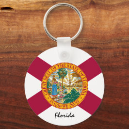 Florida Flag & Florida Staat USA / Sport Schlüsselanhänger