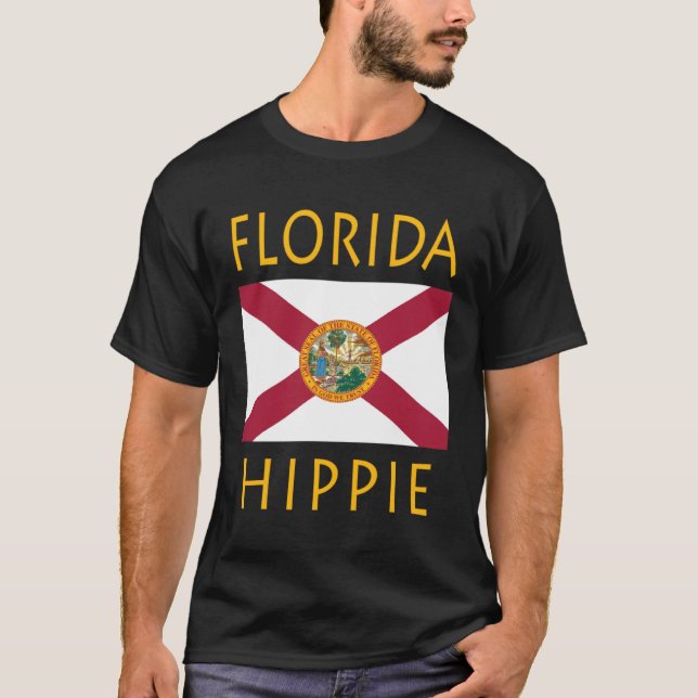 Florida Flag Hippie T-Shirt (Vorderseite)