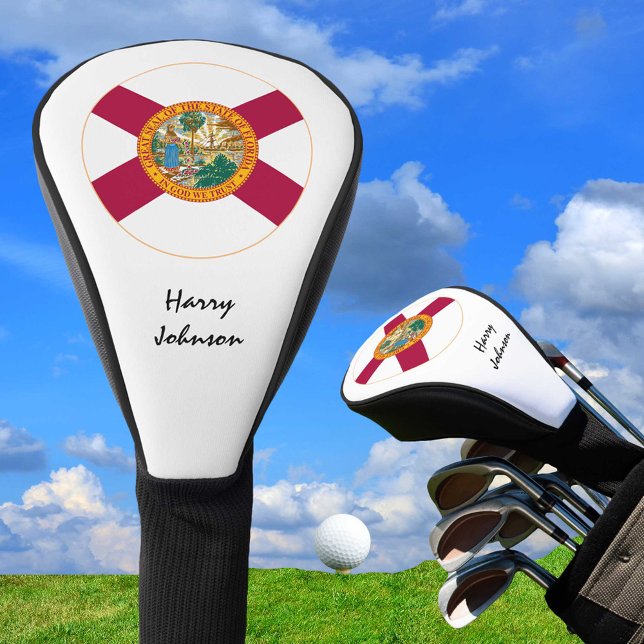 Florida Flag & Mit Monogramm Golf Clubs Cover Golf Headcover (Von Creator hochgeladen)