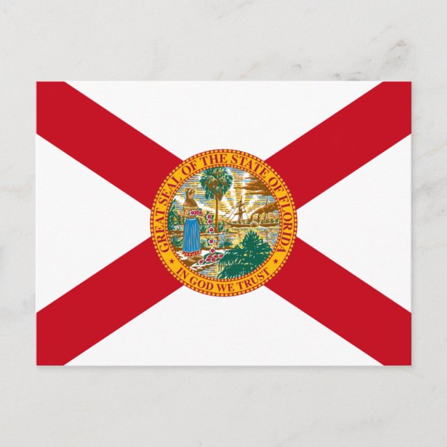 Florida Flag Postkarte (Vorderseite)