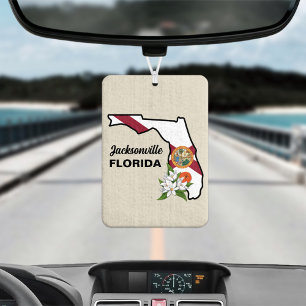 Florida Flag und Blume Orange Blossom Autolufterfrischer