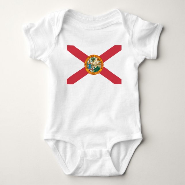Florida-Flagge Baby Strampler (Vorderseite)