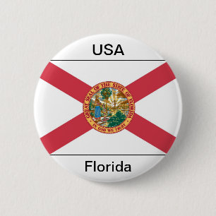 Florida-Flagge Button