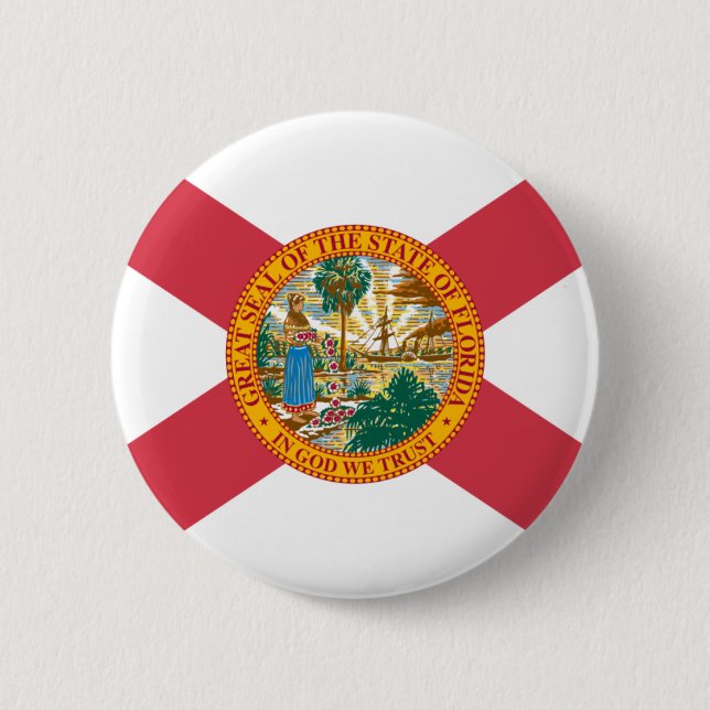Florida-Flagge Button (Vorderseite)