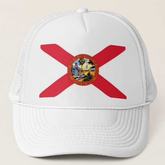 FLORIDA-FLAGGE TRUCKERKAPPE (Vorderseite)