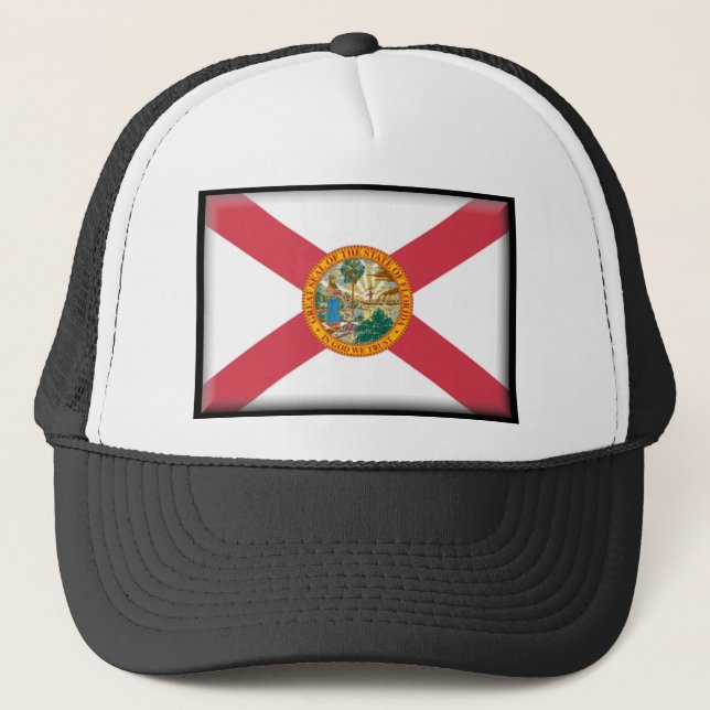 Florida-Flagge Truckerkappe (Vorderseite)