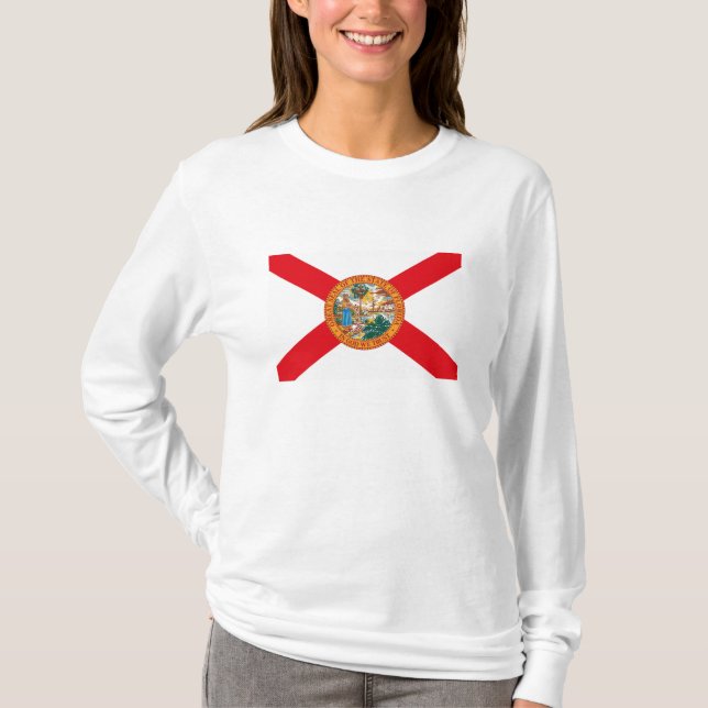 Florida-Flaggen-T - Shirt (Vorderseite)