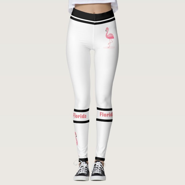 Florida Flamingos Leggings (Vorderseite)