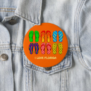 Florida: Flip Flops Button