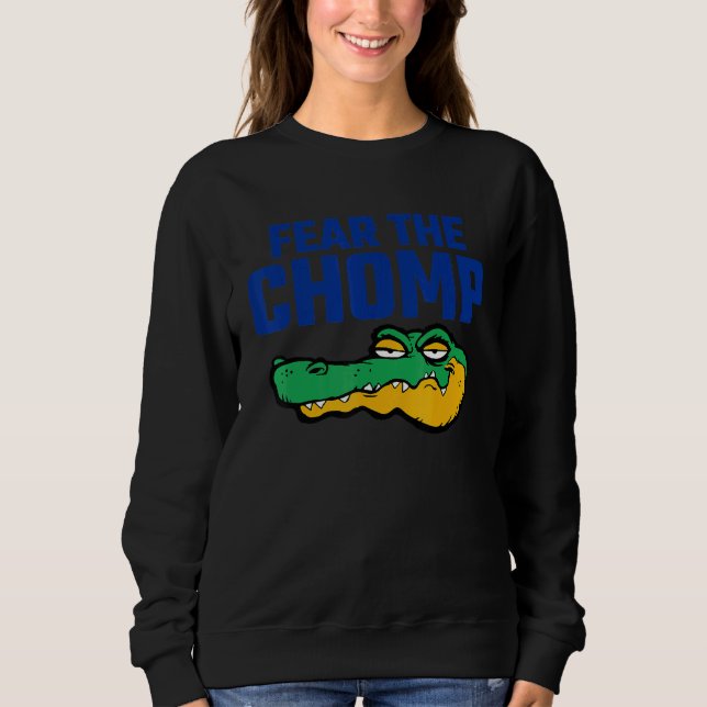 Florida fürchtet den Chomp-Gator Sweatshirt (Vorderseite)