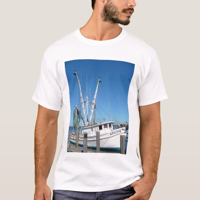 Florida-Garnele-Boot T-Shirt (Vorderseite)