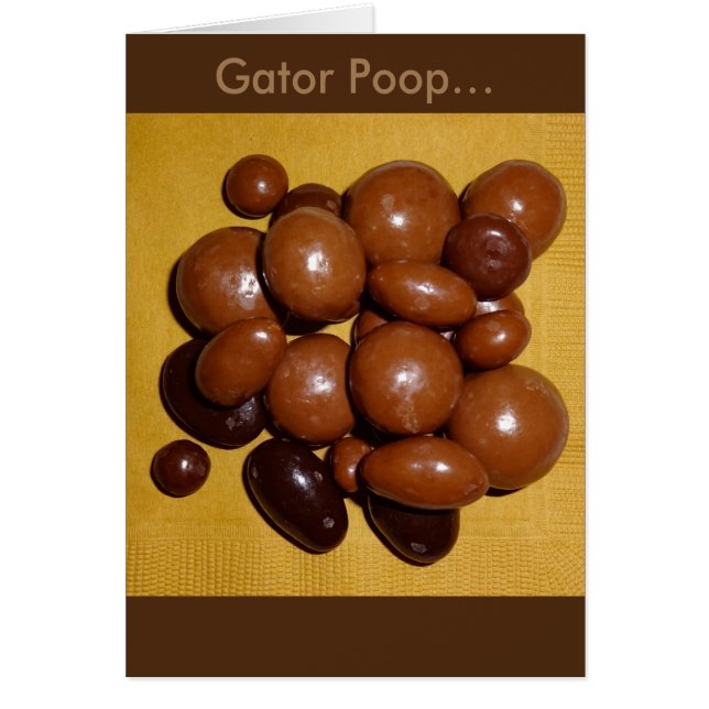 Florida Gator Kack Chocolate Specialties Card (Vorne)